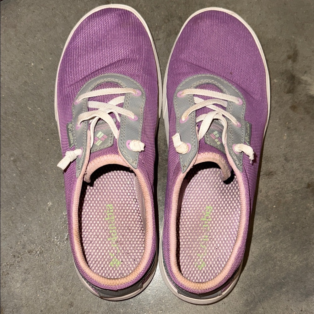 Columbia Women's Lavender and Gray Sneakers